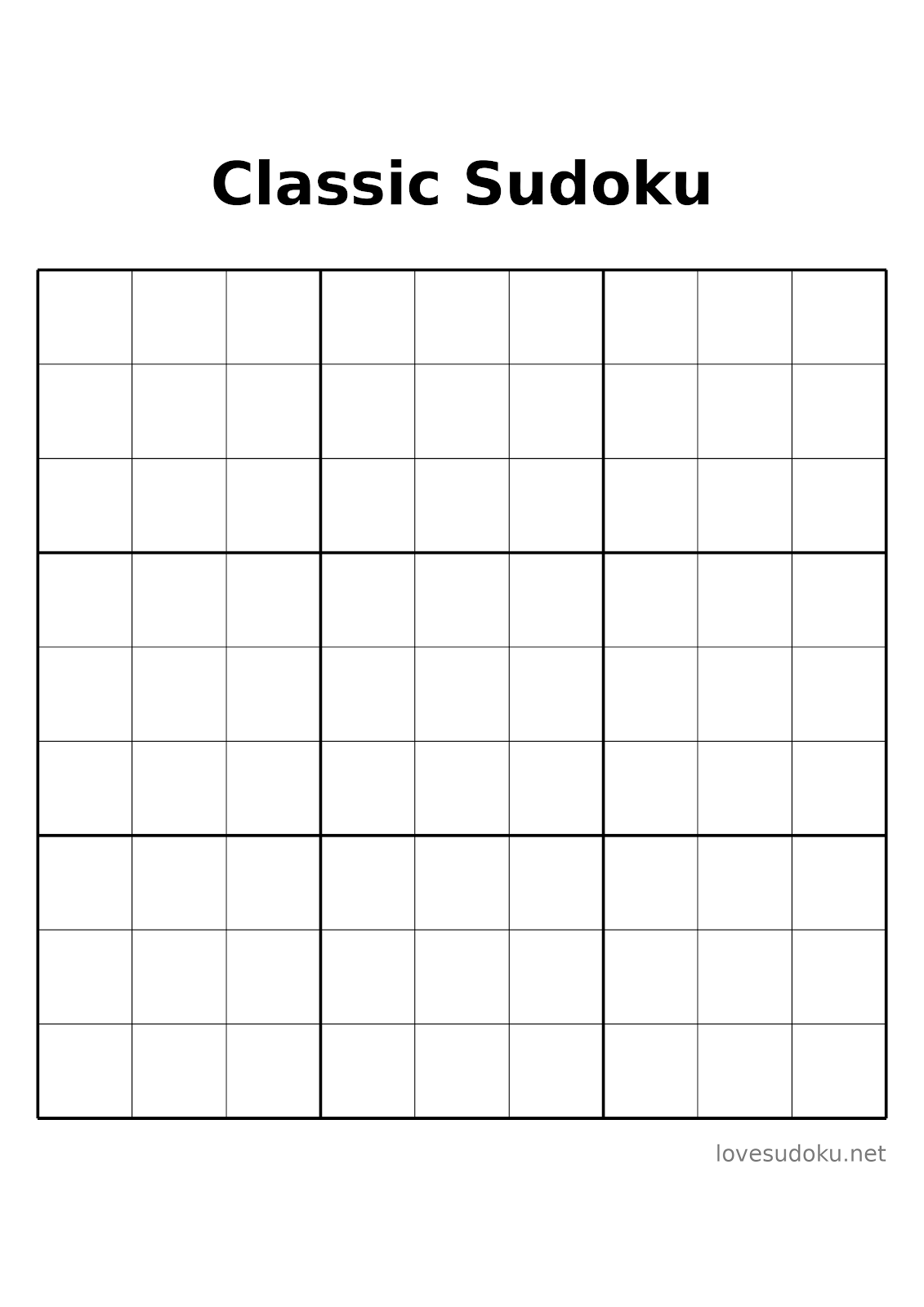 medium sudoku printouts